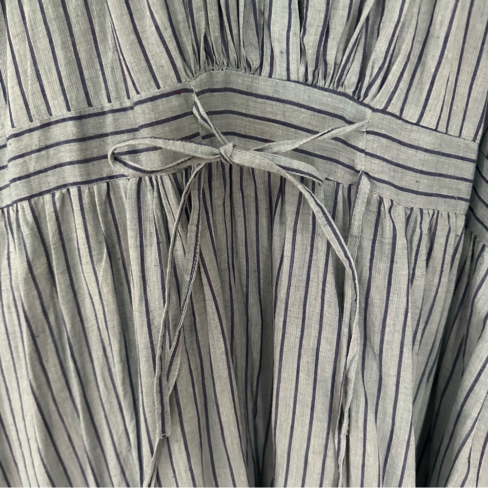 Matta Striped Midi Dress Blue size Small - Picture 8 of 10